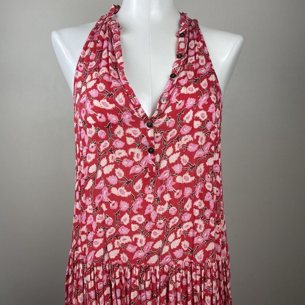Spell & The Gypsy Collective Size Small Delirium Maxi Dress Red Coral Bohemian - Picture 4 of 12